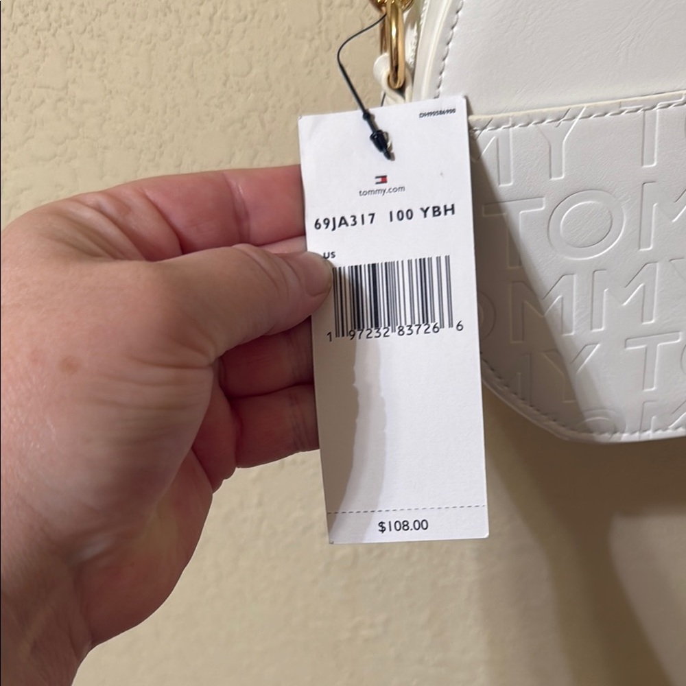 Tommy Hilfiger White Crossbody Bag - Picture 6 of 6